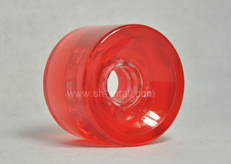 PU Wheels 70X51 Transparent Red