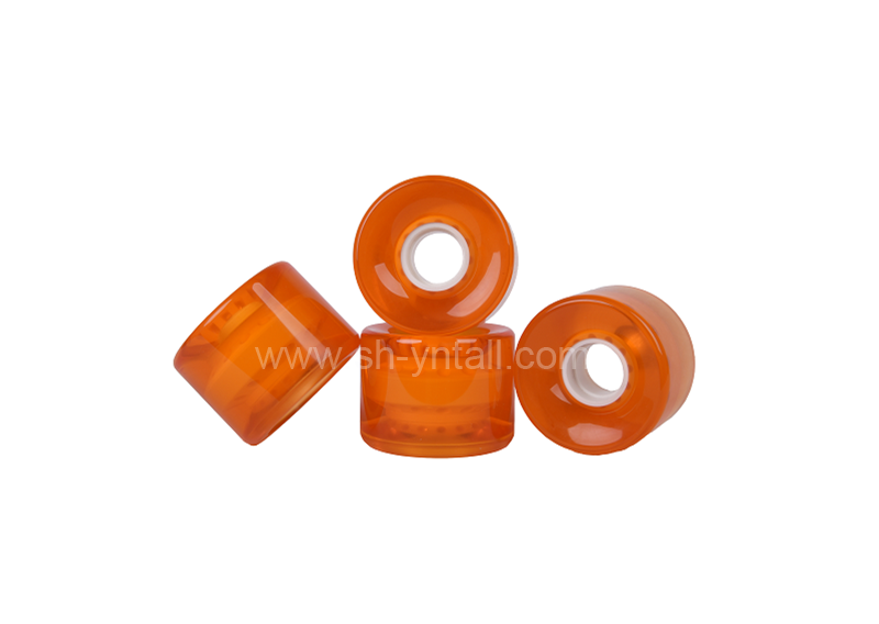 pu wheels for skate board 60*45 transparent orange