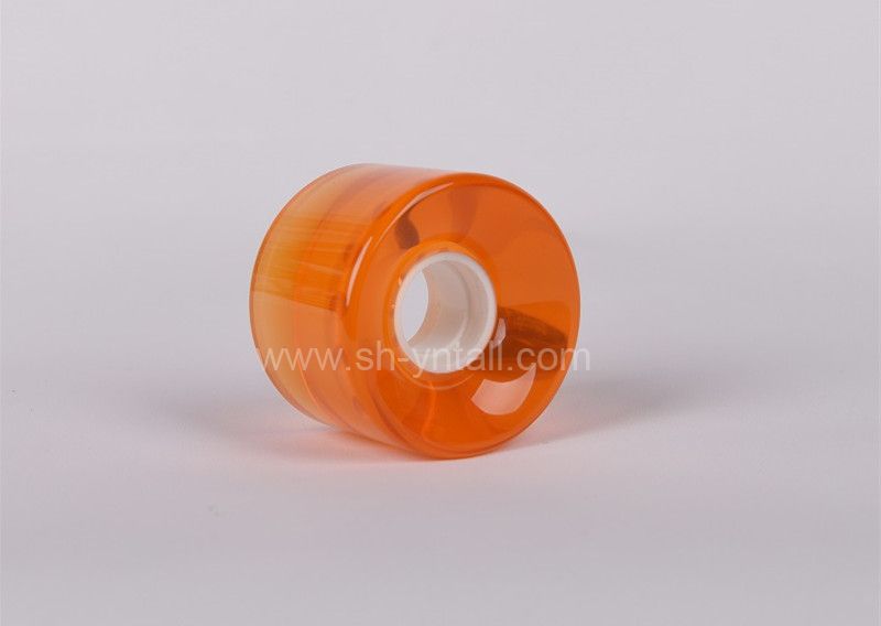 pu wheels for skate board 60*45 transparent orange