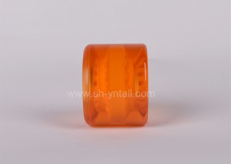 pu wheels for skate board 60*45 transparent orange