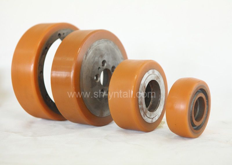 PU Castor Wheels for forklift for good dynamic for ferris wheel